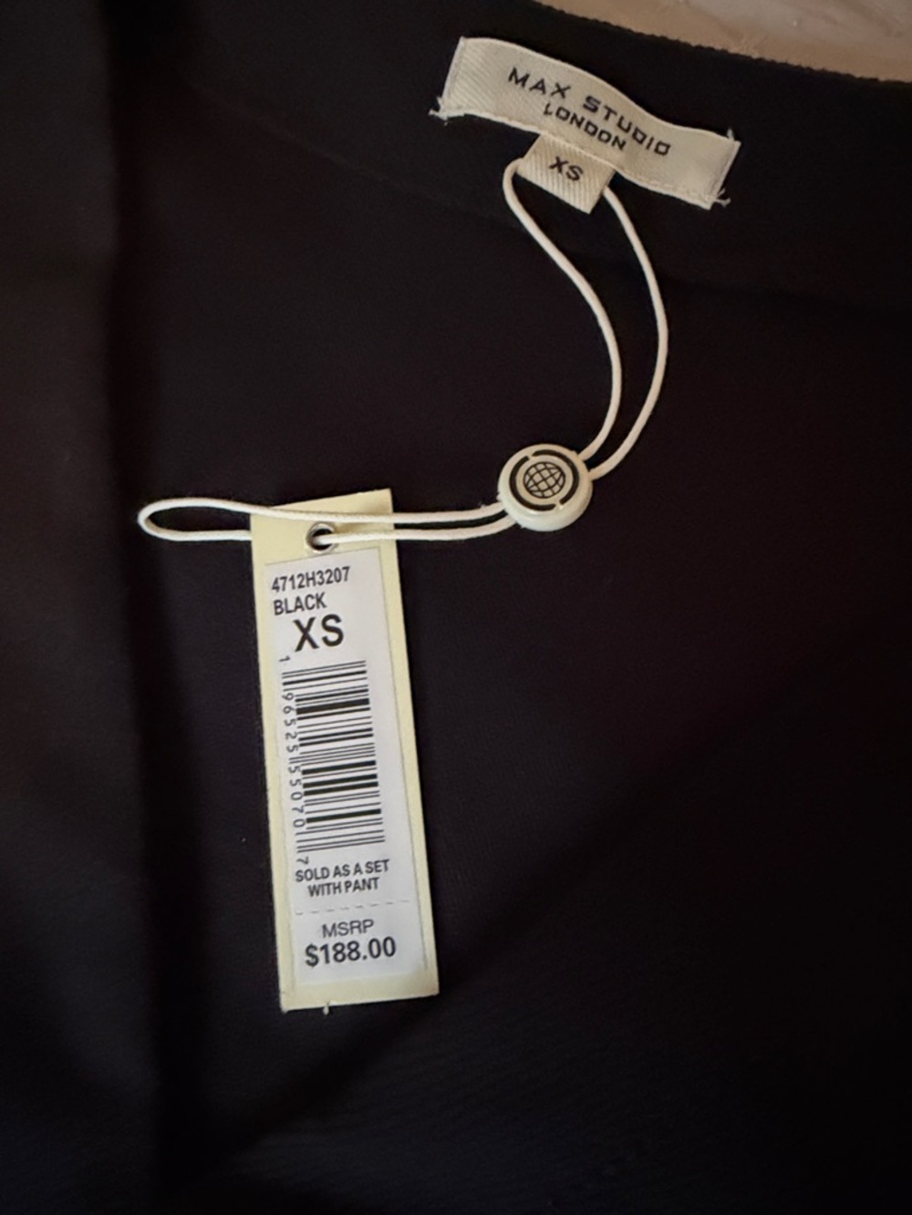NWT Max Studio London 2 Pc Set Cropped Wide Leg Pants-Top XS ❤️ Stylish & Simple - Picture 4 of 8